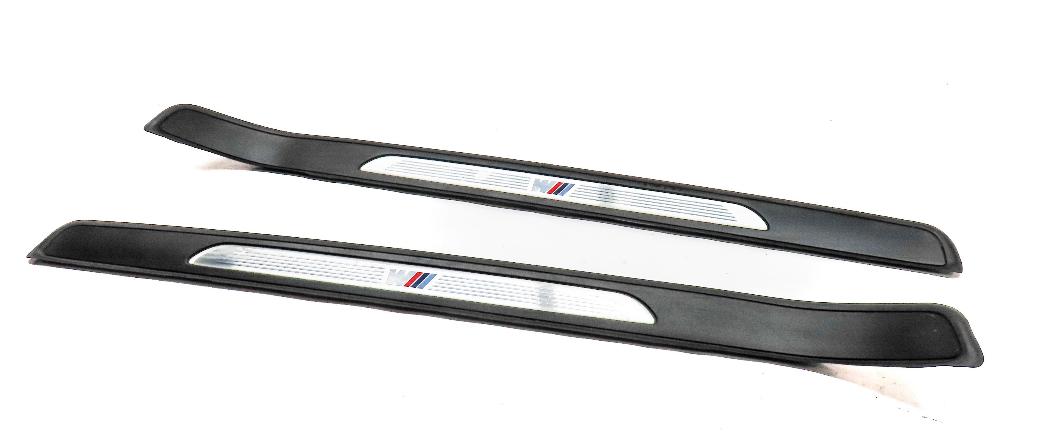 2013 BMW 335I CONVERTIBLE (E93) LEFT & RIGHT M SPORT DOOR SILL SCUFF TRIM SET/2 — exact item pictured